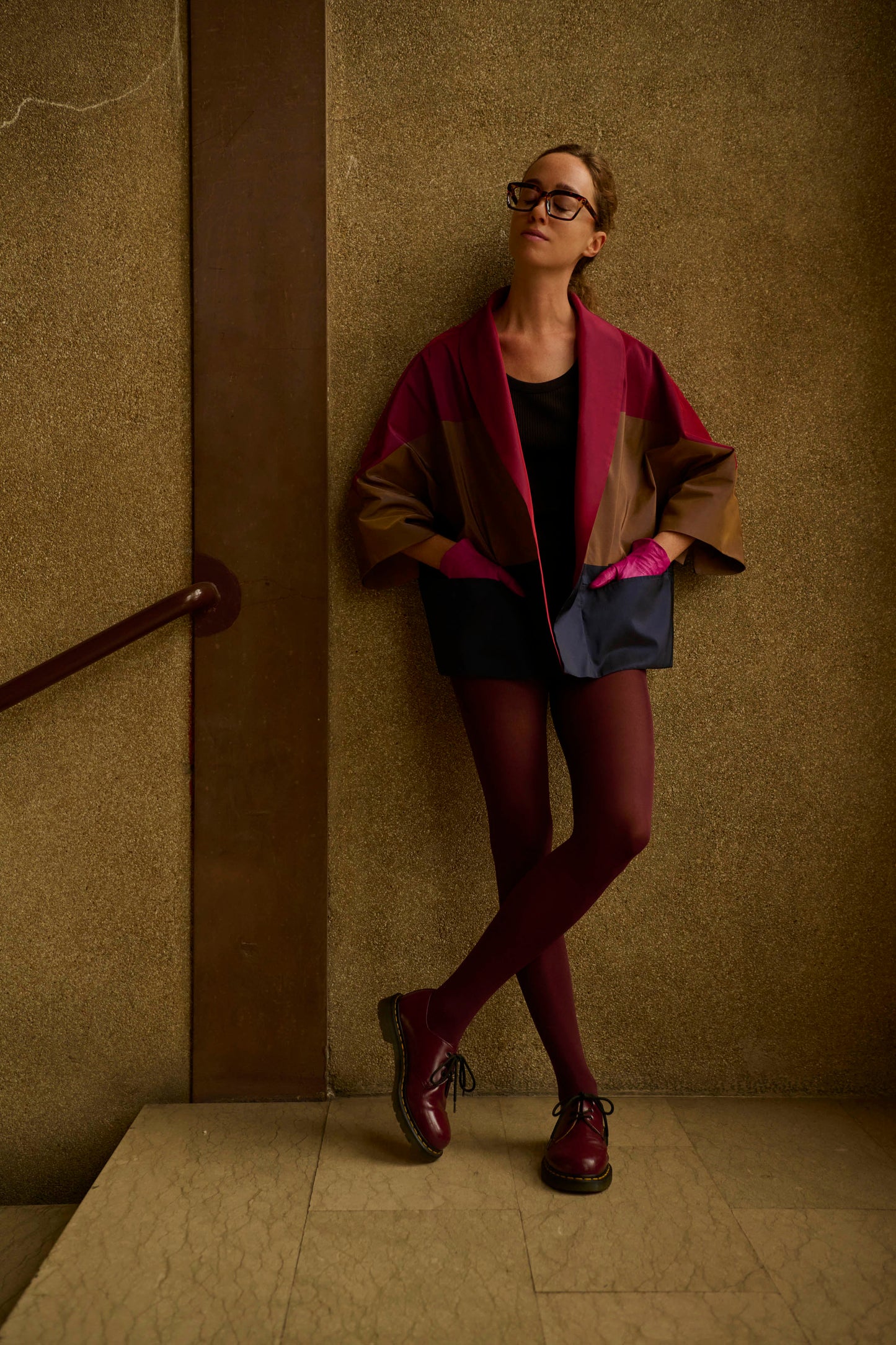 Giacca kimono taffetà