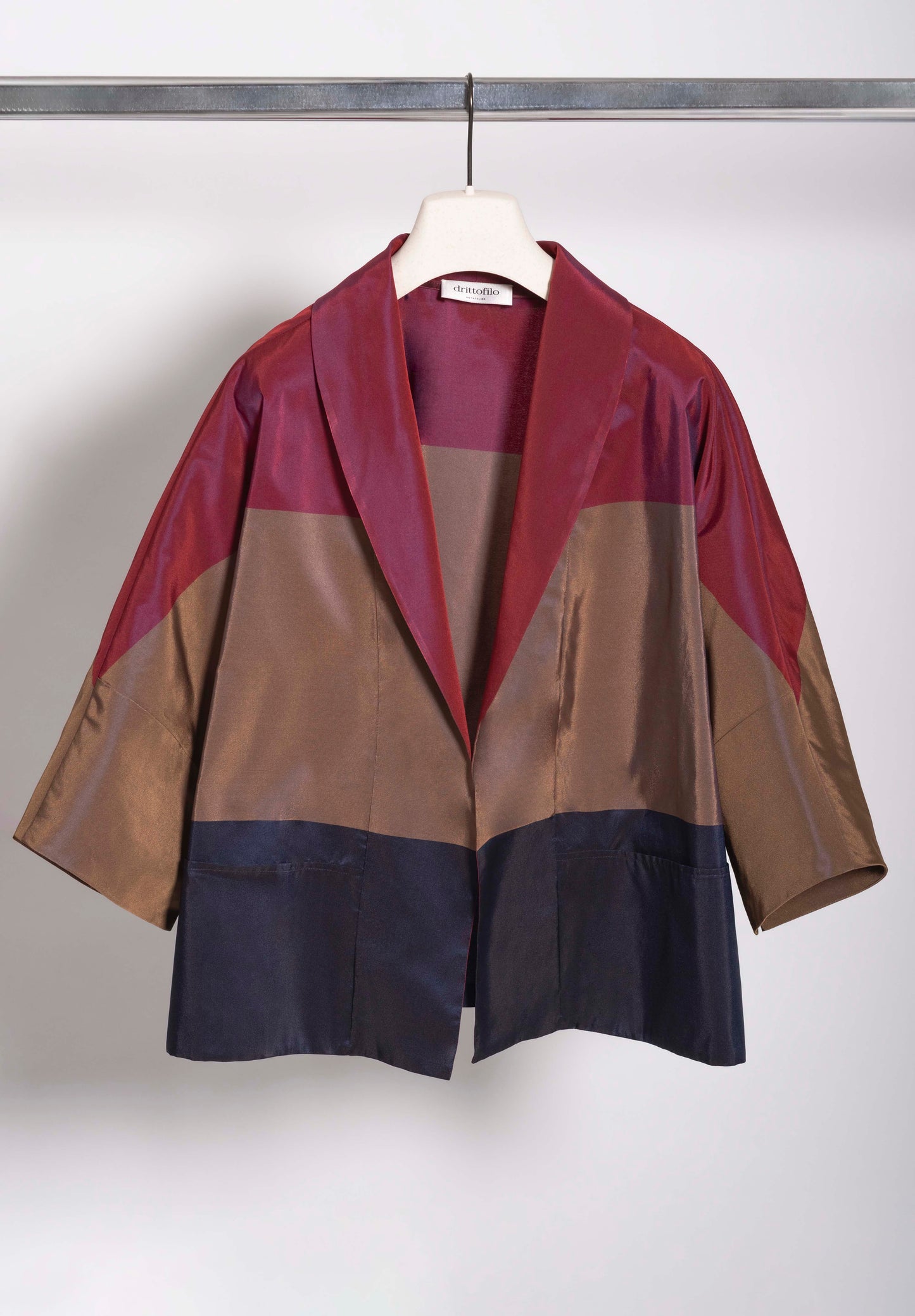 Giacca kimono taffetà