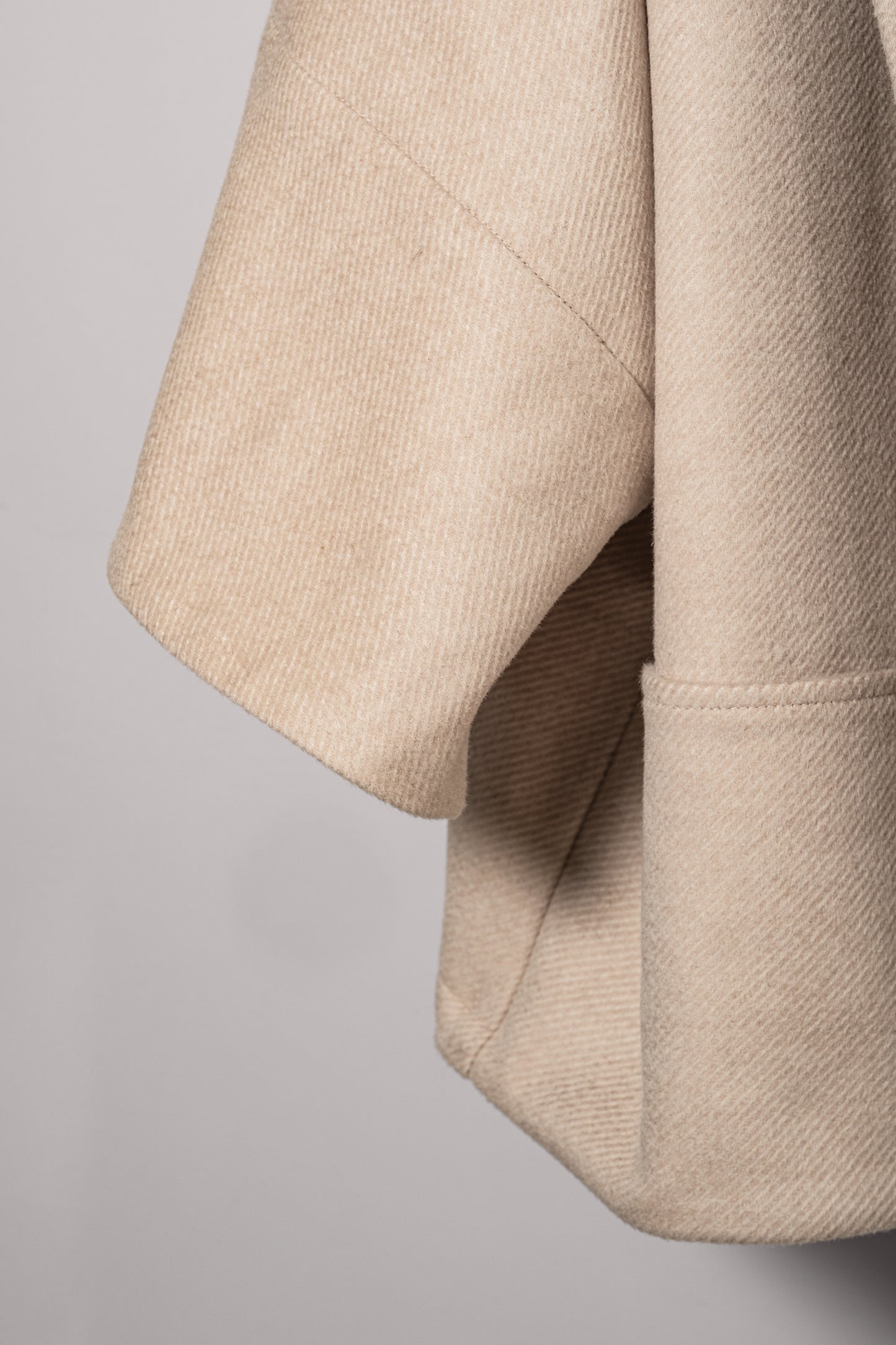 Cappa Kimono "Warm Sand" strutturata