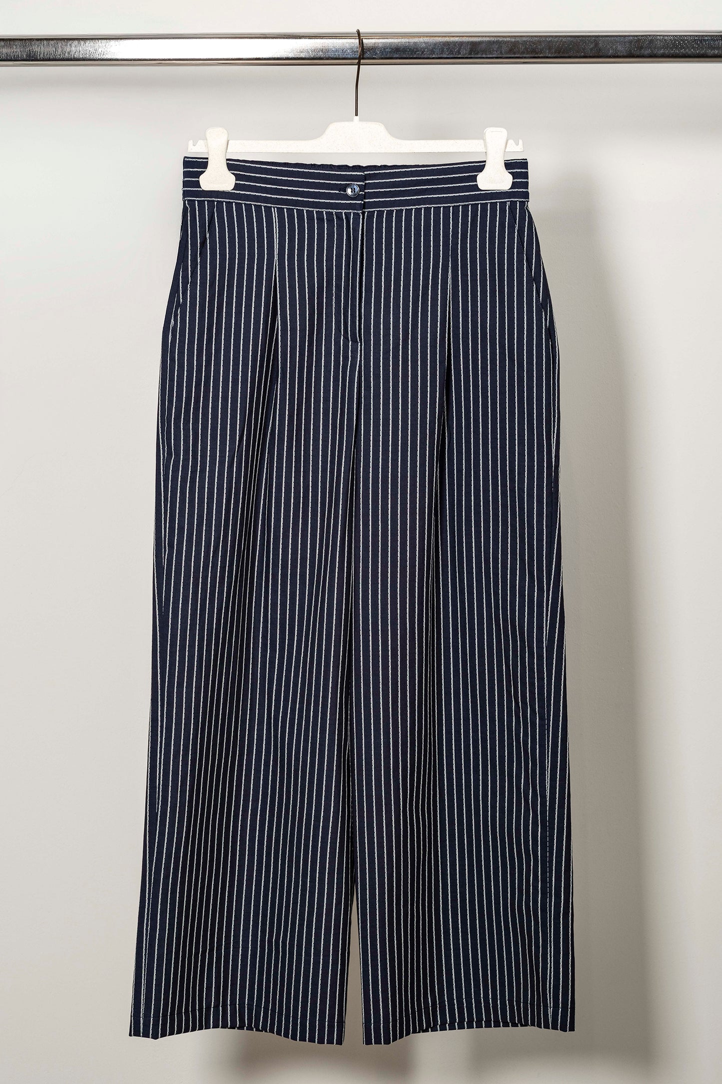 Pantalone Andreea "Navy Pinstripe"
