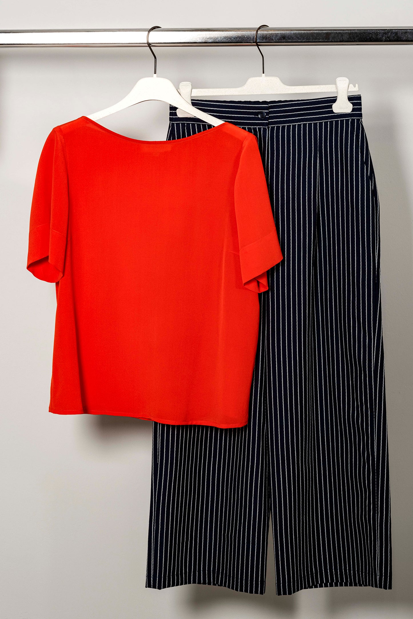 Pantalone Andreea "Navy Pinstripe"