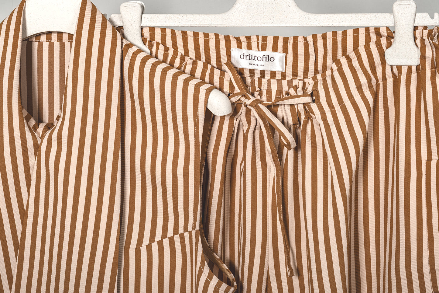 Camicia Matilde "Camel Striped"