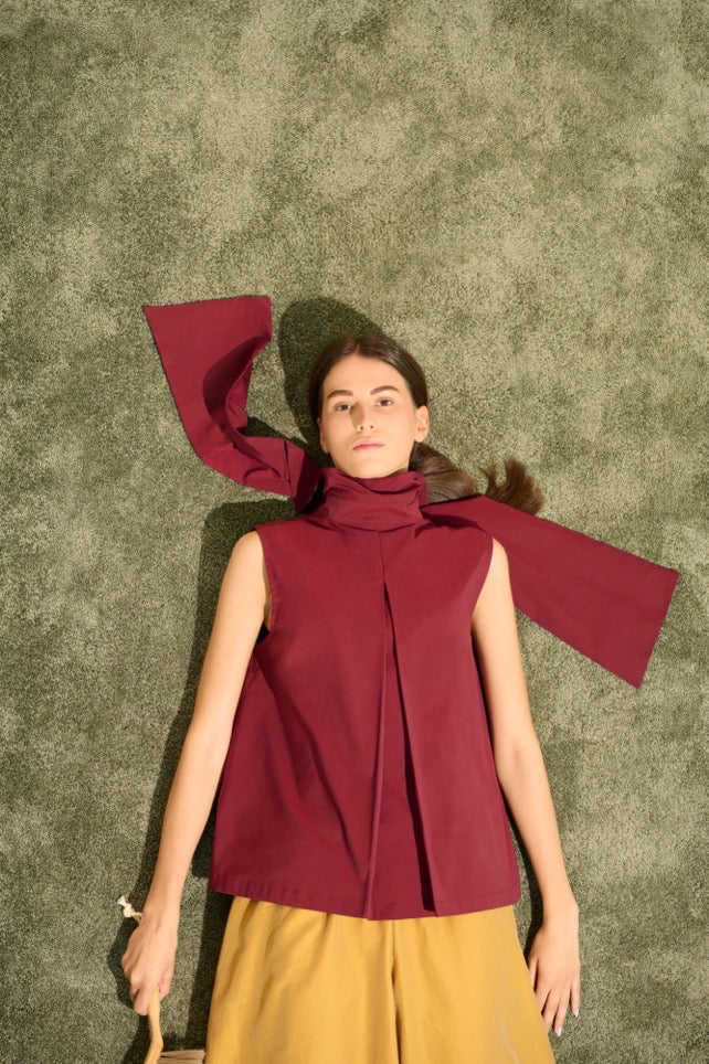 Camicia Matilde "Deep Burgundy"