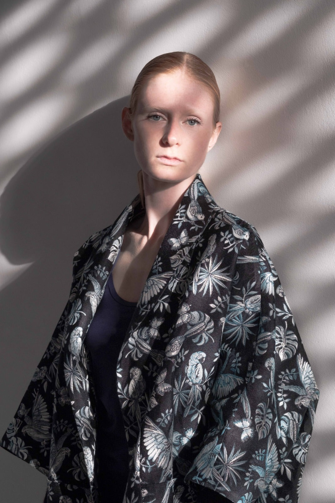 Giacca kimono damascata