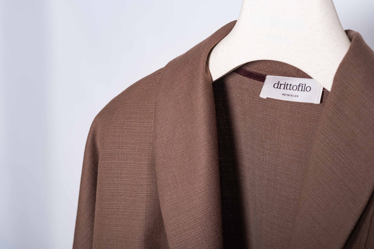 Giacca kimono in lana cammello