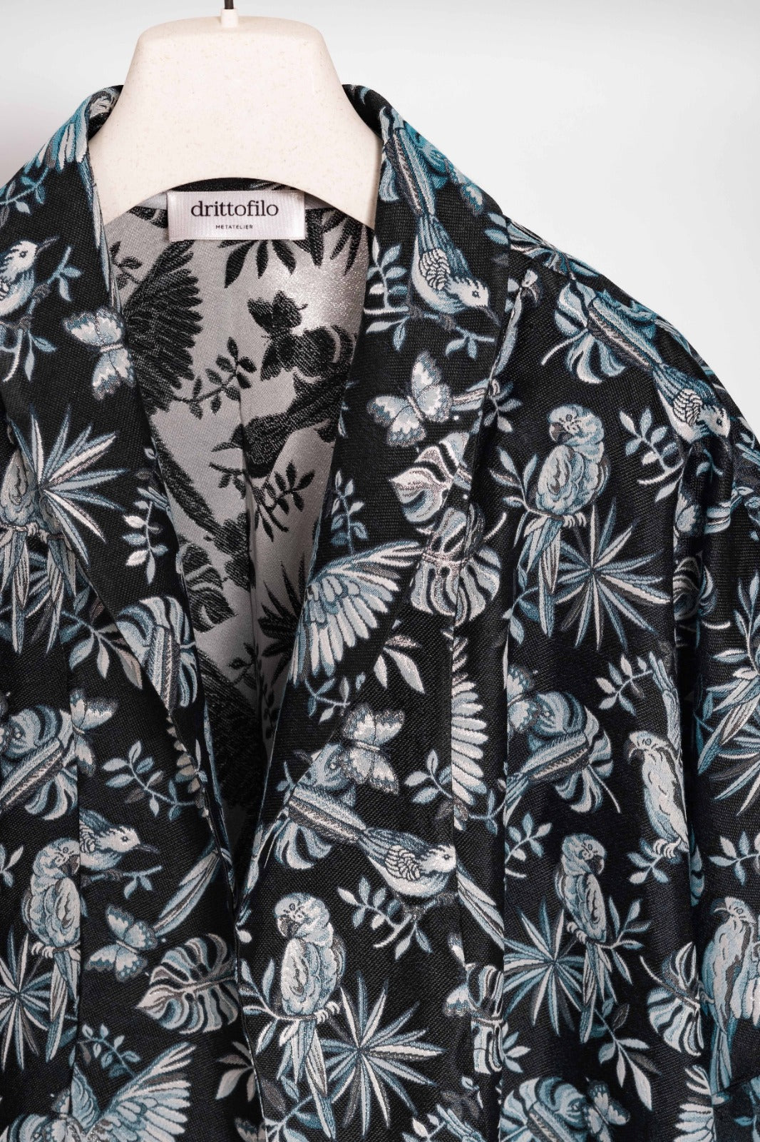 Giacca kimono damascata